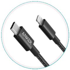Braided USB-C → Lightning Cable for sale at EZ Fix Cellphone Repair in Escondido
